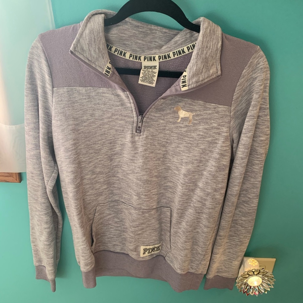 PINK quarter-zip